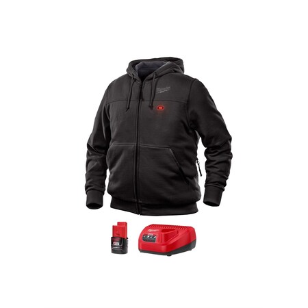 Milwaukee Tool M12 Heated Hoodie Kit, Size 3X (Black) 302B-213X